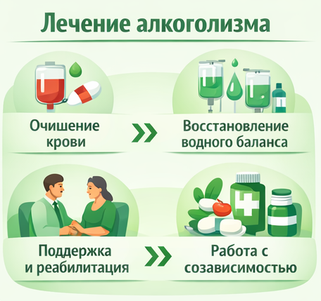 лечение алкоголизма во Владикавказе этапы